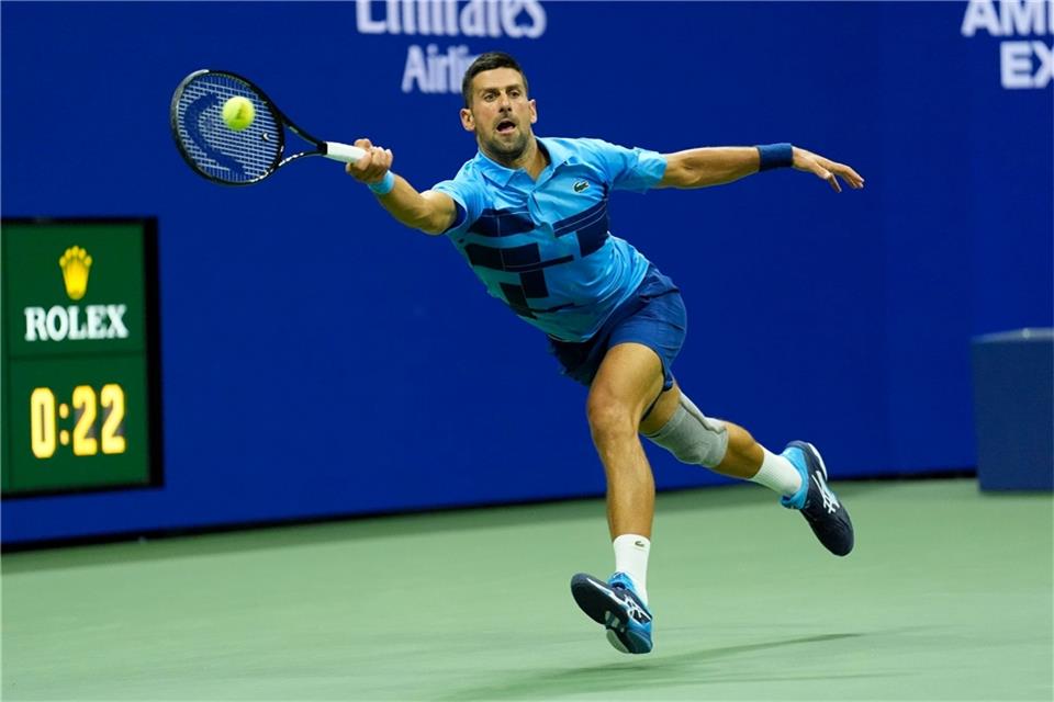 Novak Djokovic gelingt ein lockerer Auftaktsieg bei den US Open.