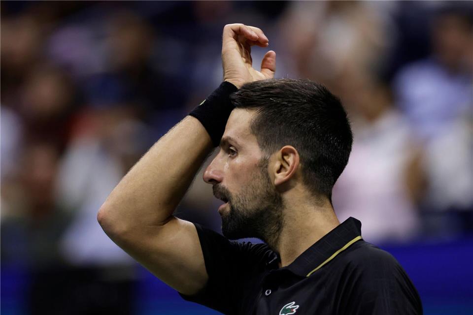 Novak Djokovic musste in seiner Drittrundenpartie einen Satzverlust gegen Cameron Norrie verdauen.Adam Hunger/FR110666/AP/dpa
