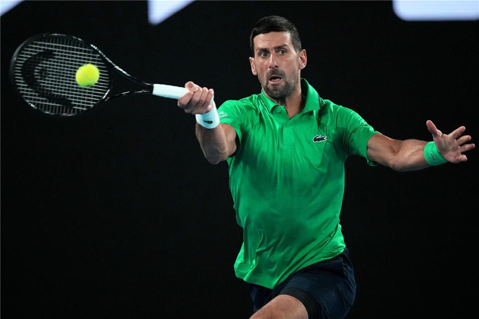 Novak Djokovic sammelt auch mit 38 Jahren weiter Rekorde.Dita Alangkara/AP/dpa