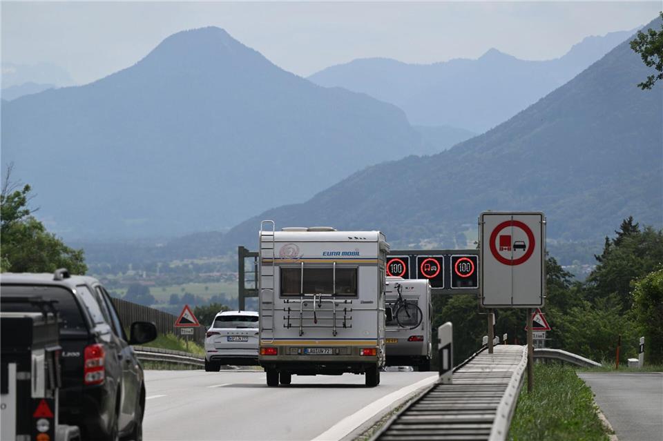 Nur wenige Urlauber waren Richtung Süden unterwegs. Felix Hörhager/dpa