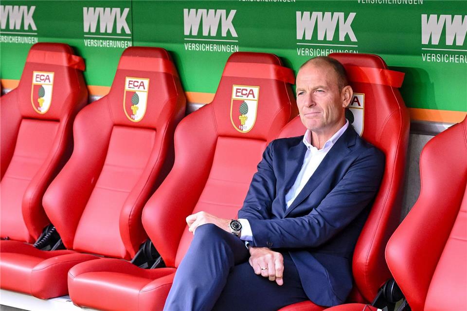 Nutzt die Länderspielpause für ein Testspiel: Augsburgs Trainer Jess Thorup.Harry Langer/dpa