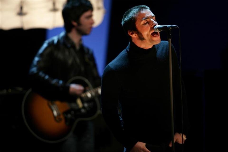 Oasis 2009 bei „Wetten, dass..?“ - dem Jahr ihrer Auflösung. Foto: Rolf Vennenbernd