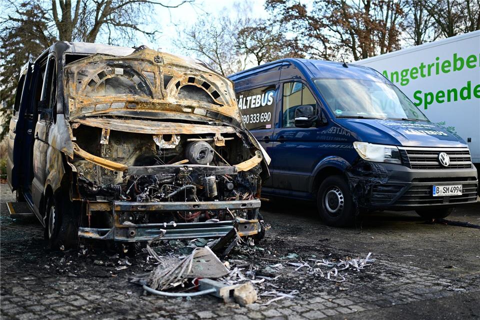 Ob die zwei mutmaßlichen Brandanschläge zusammenhängen ist noch unklar. (Archivbild)Sebastian Gollnow/dpa