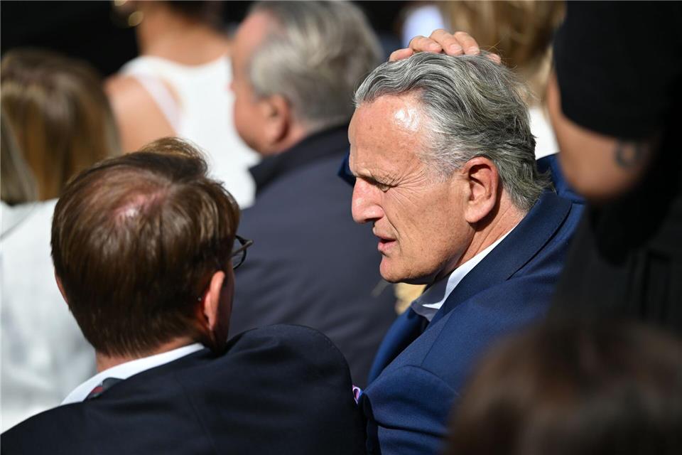 Oberbürgermeister Frank Nopper besuchte das Tennis-Finale auf dem Weissenhof.Marijan Murat/dpa