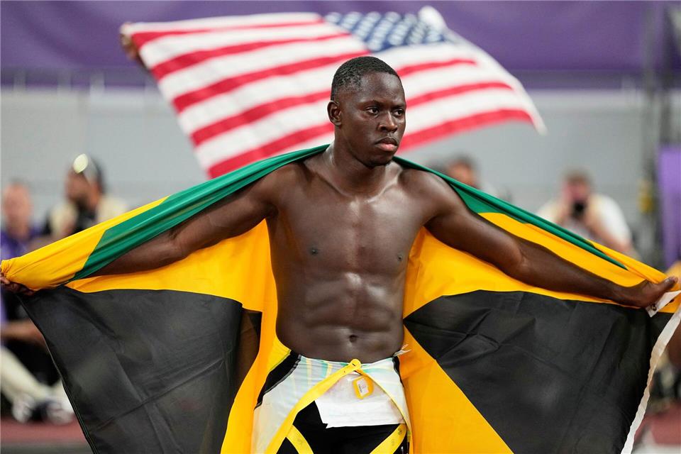 Oblique Seville ist der schnellste Mann der Welt über 100 Meter.Matthias Schrader/AP/dpa