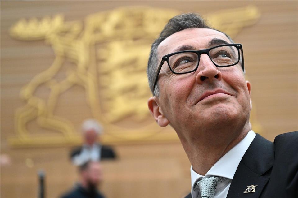 Özdemir gewann nach einer Aufholjagd die Landtagswahl - sehr knapp.Marijan Murat/dpa