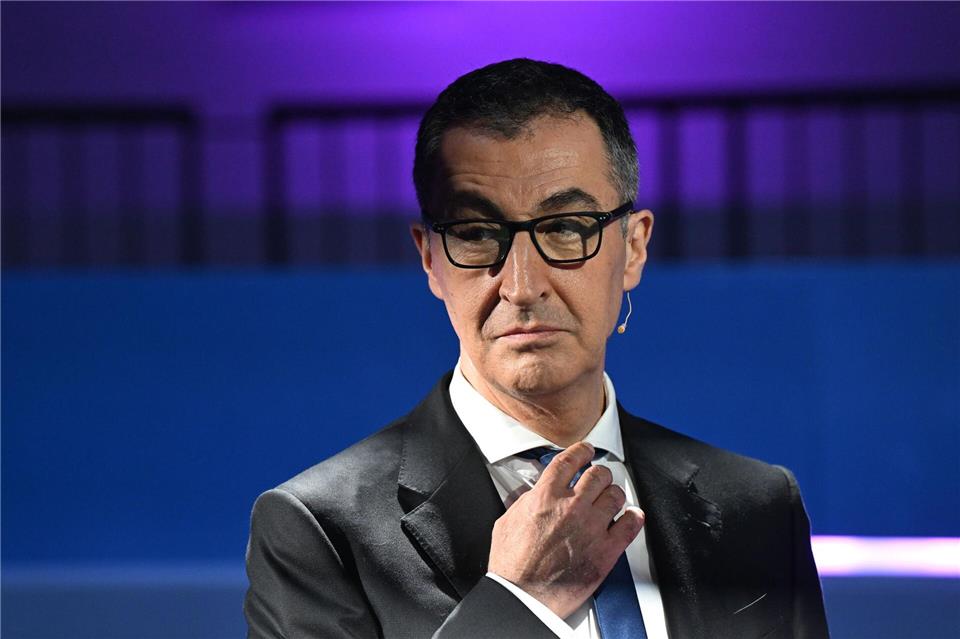 Özdemir will die Villa Reitzenstein für die Grünen sichern.Bernd Weißbrod/dpa