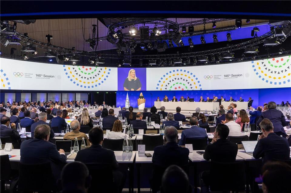 Ohne Gegenstimmen wurde das neue Olympia-Vergabeververfahren vom IOC beschlossen.Cyril Zingaro/KEYSTONE/dpa