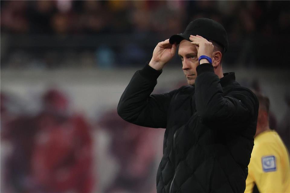 Ole Werner muss bei RB Leipzig wohl seinen Hut nehmen. (Archivbild)Jan Woitas/dpa