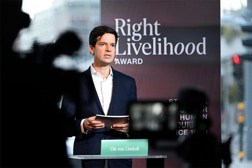 Ole von Uexküll ist Direktor der Right Livelihood Stiftung, die den Preis vergibt. (Archivbild)Jessica Gow/TT NEWS AGENCY/dpa