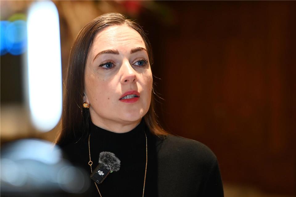 Olexandra Matwijtschuk und ihre Menschenrechtsorganisation Center for Civil Liberties haben 2022 mit Aktivisten aus Belarus und Russland den Friedensnobelpreis bekommen.Markus Lenhardt/dpa