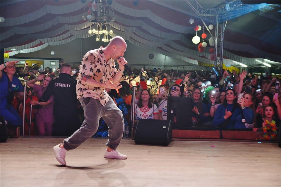 Oli P. trat am Gala-Abend des RCV in Raesfeld auf. 
