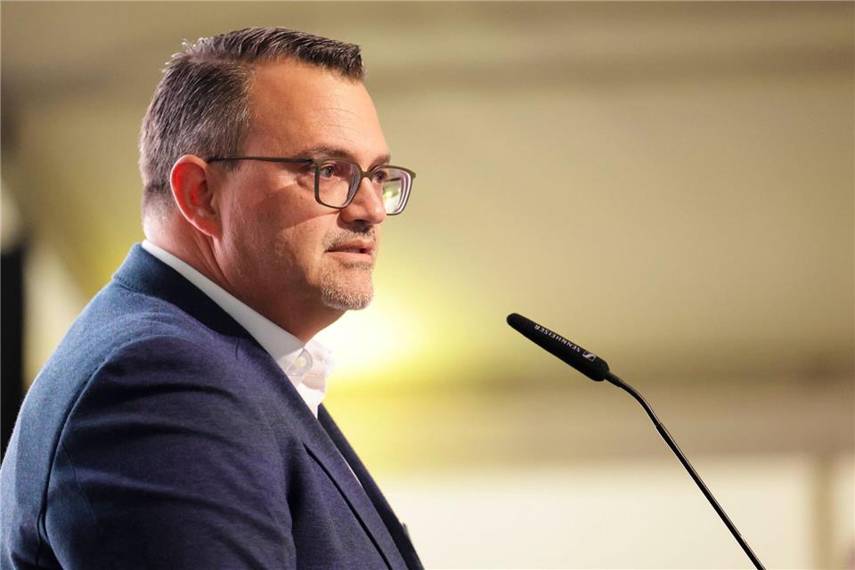 Oliver Burkhard leitet TKMS seit Mai 2022. (Archivbild) Frank Molter/dpa