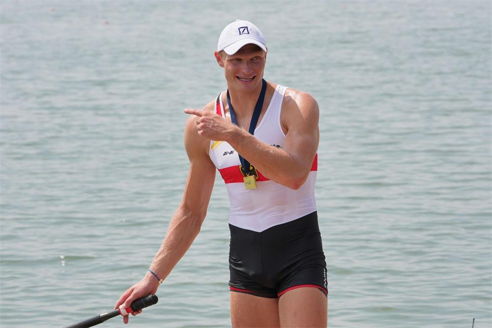 Oliver Zeidler will in Amsterdam seinen vierten WM-Titel gewinnen. (Archivbild) Antonio Calanni/AP/dpa