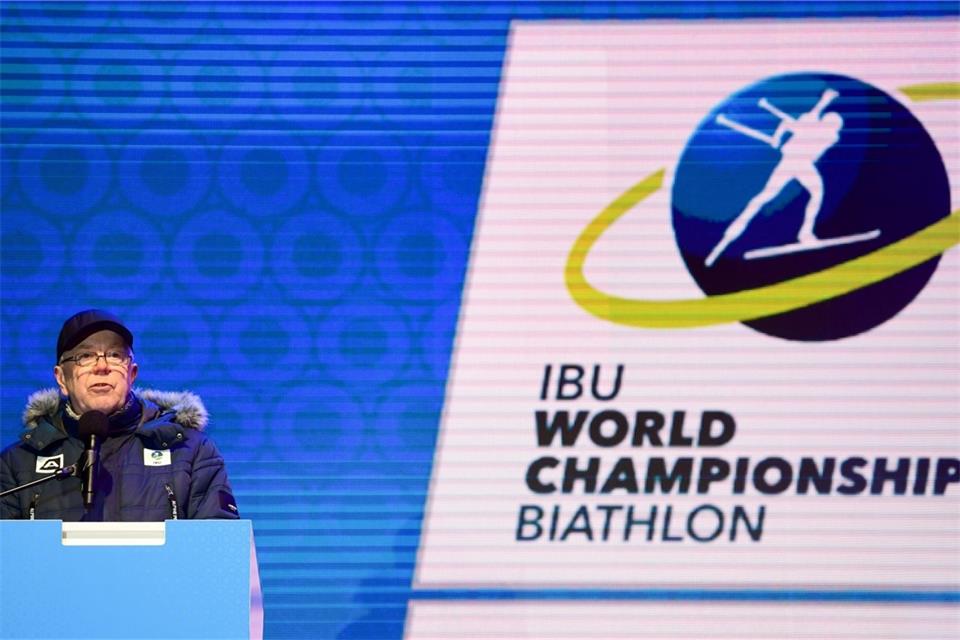 Olle Dahlin, Präsident der Internationalen Biathlon-Union (IBU).