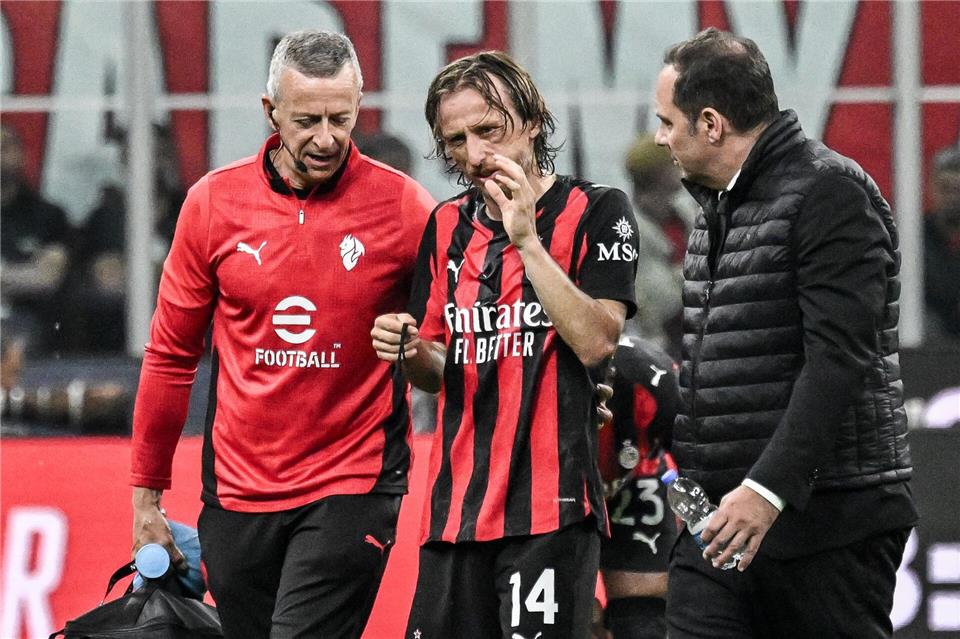 Operation nach Jochbeinbruch: Luka Modric (M).Nicola Marfisi/AGF via ZUMA Press/dpa