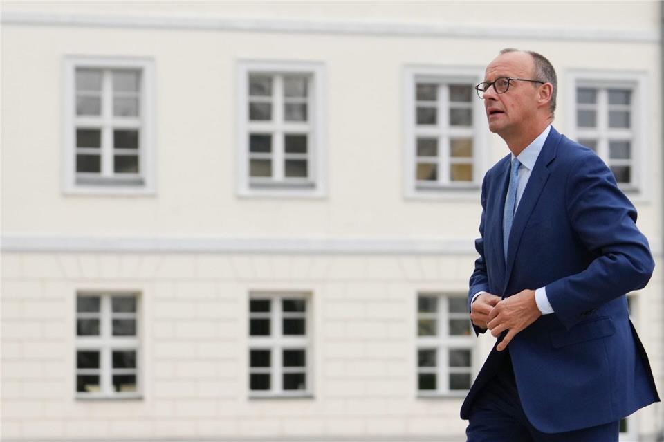 Merz: Europa kann Trump beeindrucken Oppositionsführer Friedrich Merz. Kay Nietfeld/dpa