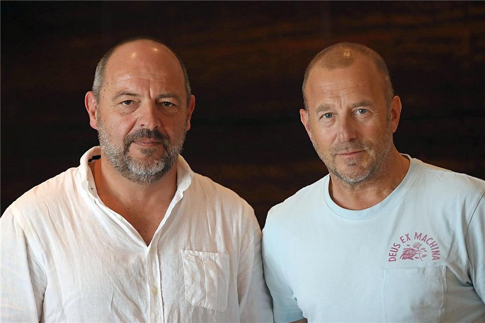 Original und Schauspieler: Ingo Thiel und Heino Ferch. Oliver Berg/dpa