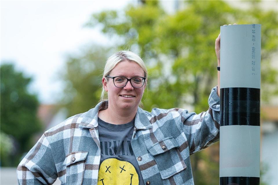 Ortsbürgermeisterin Sabrina Engel kann der Aktion einiges abgewinnen. Laszlo Pinter/dpa