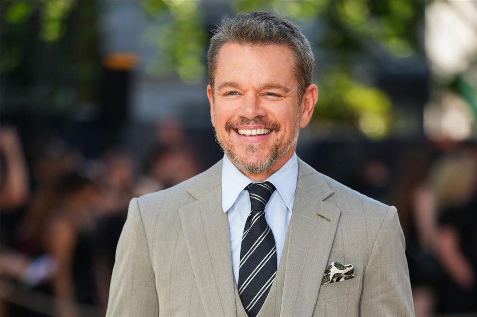 Oscar-Preisträger Matt Damon hatte eigenen Angaben zufolge in seinem neuen Film „Die Odyssee“ eine Frau als Stunt-Double. (Archivbild)Scott A Garfitt/Invision/AP/dpa
