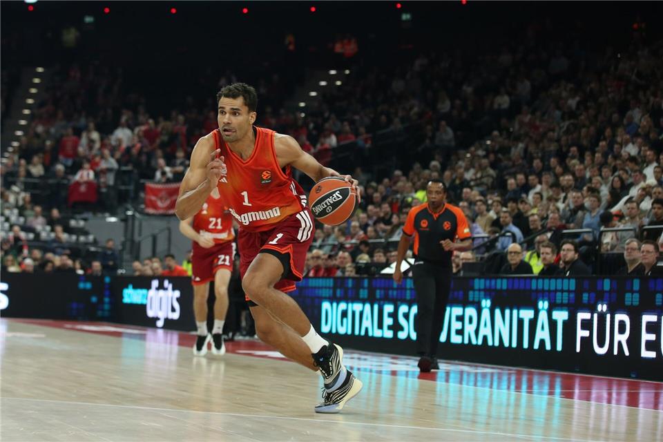 Oscar da Silva war Bayerns bester Werfer gegen Dubai.Matthias Stickel/dpa