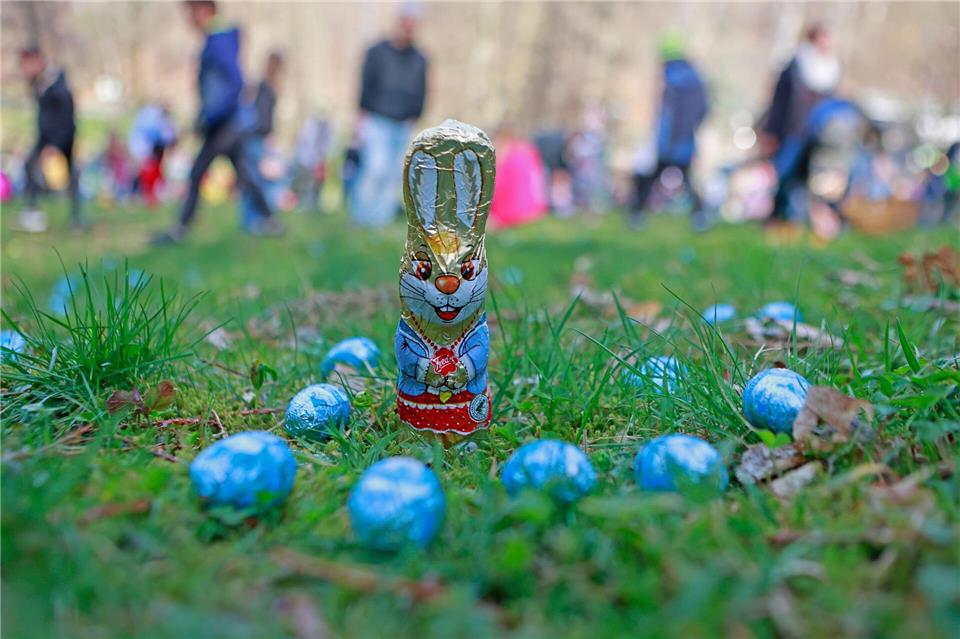 Ostereiersuche Erwachsene entdecken nach Beobachtung von Forschern von Kindern gefeierte Feste wie Ostern auch für sich.Matthias Bein/dpa