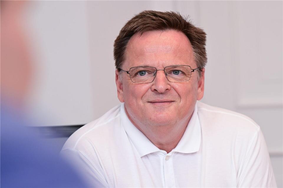 Paal: „Der Handelskonflikt mit den USA entwickelt sich für viele unserer Unternehmen zur permanenten Belastungsprobe“. (Archivbild)Bernd Wei�brod/dpa