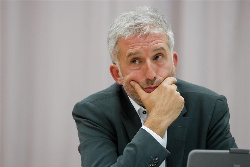 Palmer hatte die Grünen 2023 verlassen. (Archivbild)Christoph Schmidt/dpa