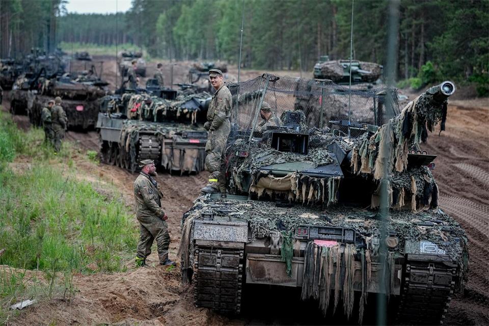 Panzerbrigade 45 bei einer Übung in LitauenKay Nietfeld/dpa