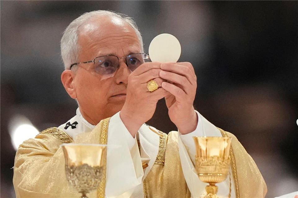 Papst Leo XIV. ist seit bald einem Jahr im Amt.Andrew Medichini/AP/dpa