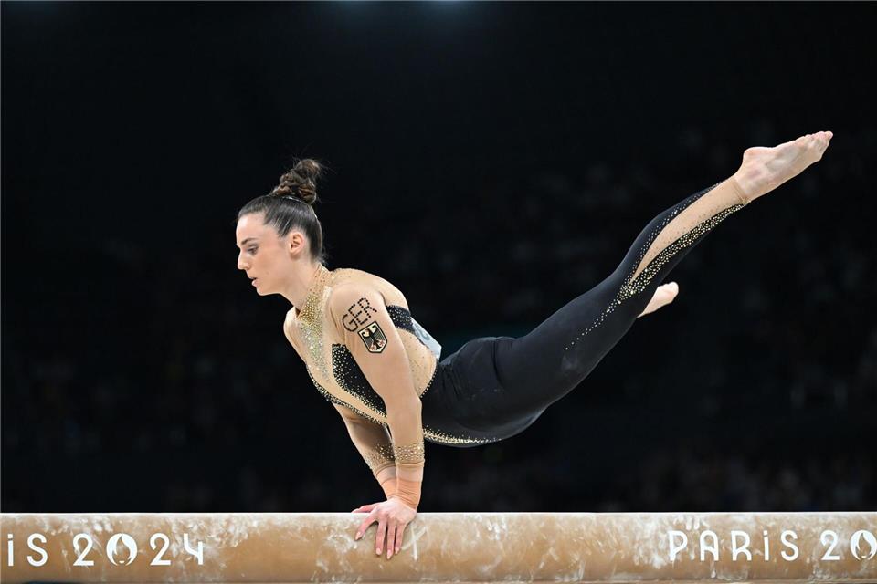 Paris waren die dritten Olympischen Spiele für Pauline Schäfer-Betz. (Archivbild)Marijan Murat/dpa