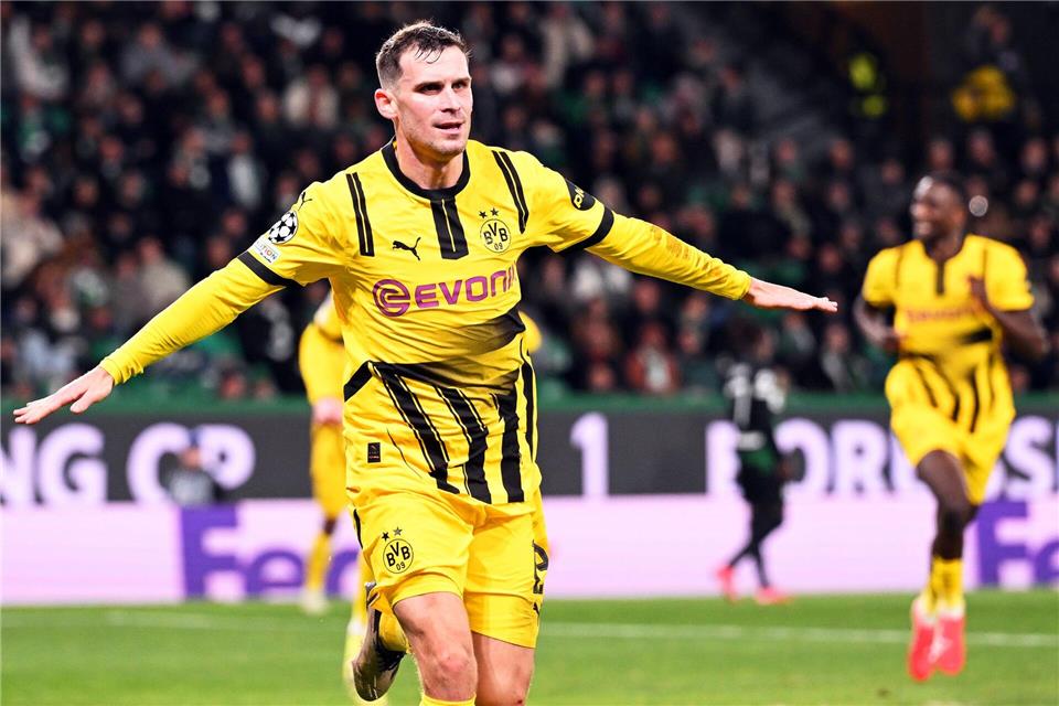 Pascal Groß legte für den BVB nachFederico Gambarini/dpa