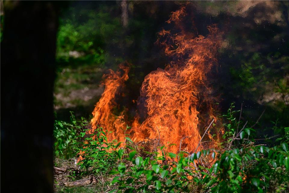 Passanten hatten Rauch bemerkt und einen Notruf abgesetzt. (Symbolbild)Philipp Schulze/dpa