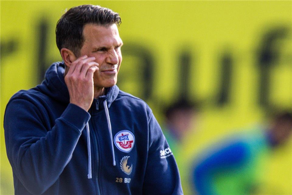 Patrick Glöckner war für nur zehn Spiele Trainer in Rostock.Jens Büttner/dpa