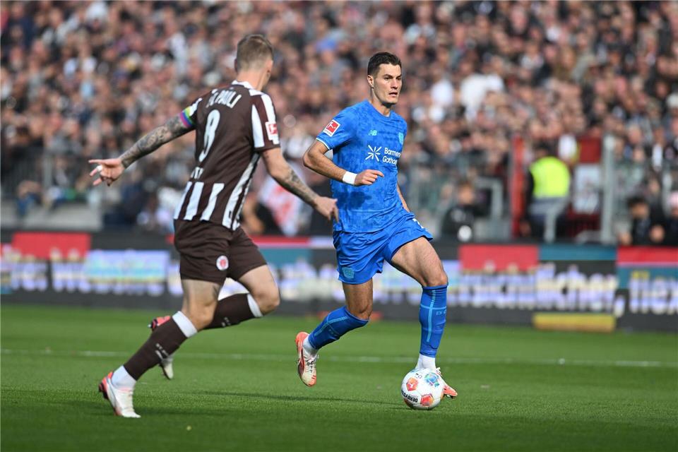 Patrick Schick verletzte sich im Spiel beim FC St. Pauli und fällt vorest aus.Carmen Jaspersen/dpa