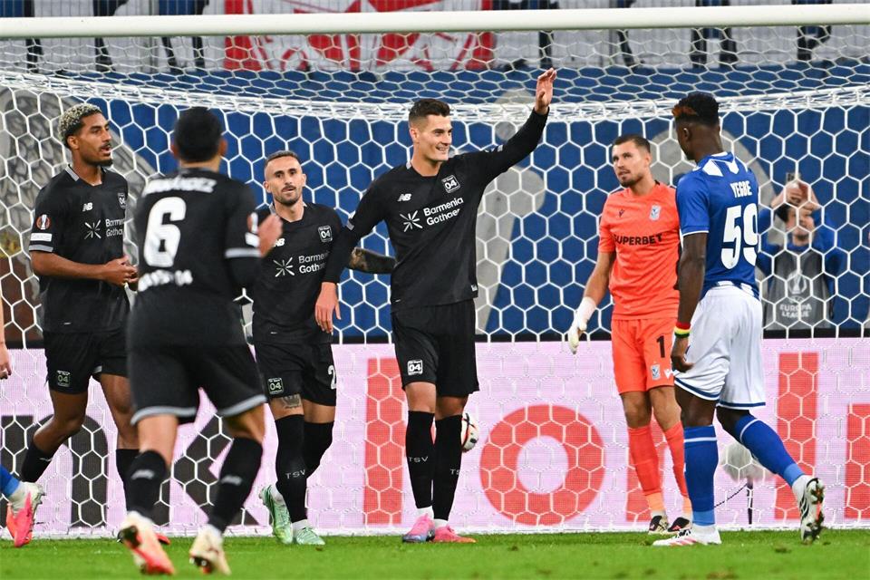 Patrik Schick hatte nach zwei verwandelten Elfmetern Grund zum Jubel.Jakub Kaczmarczyk/PAP/dpa
