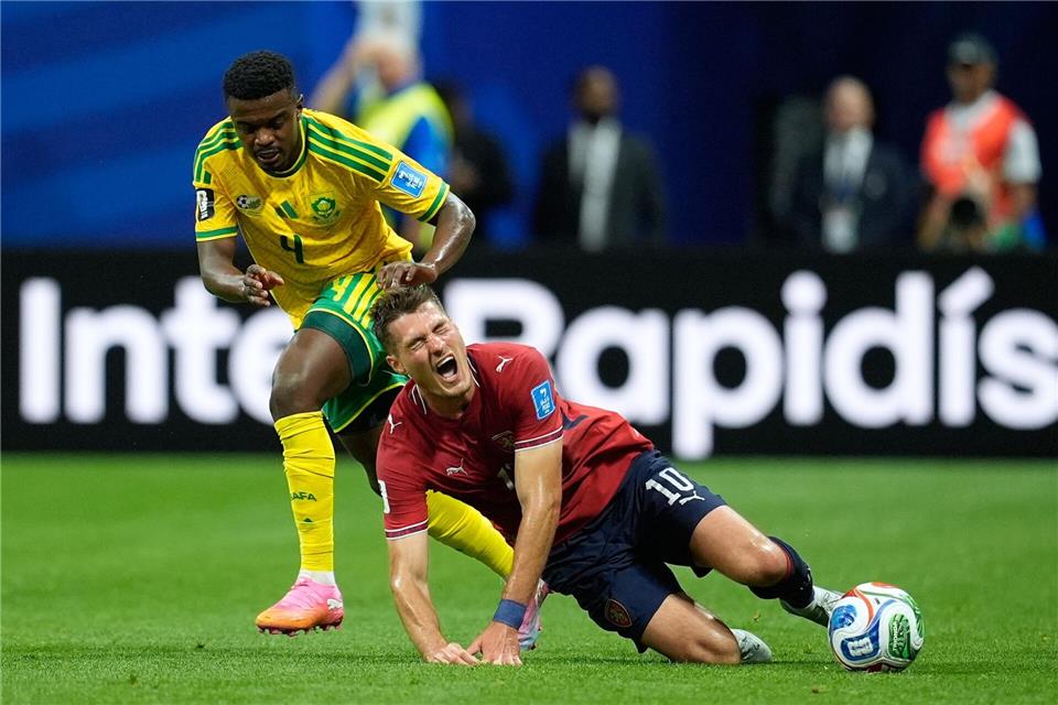 Patrik Schick (r) ist der Star der Tschechen.Mike Stewart/AP/dpa