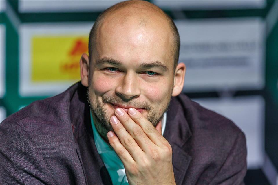 Paul Drux wird nach seinem Karriereende zu den Füchsen Berlin zurückkehren. Andreas Gora/dpa