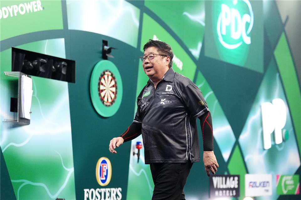 Paul Lim gelang der große Coup in London.John Walton/PA Wire/dpa