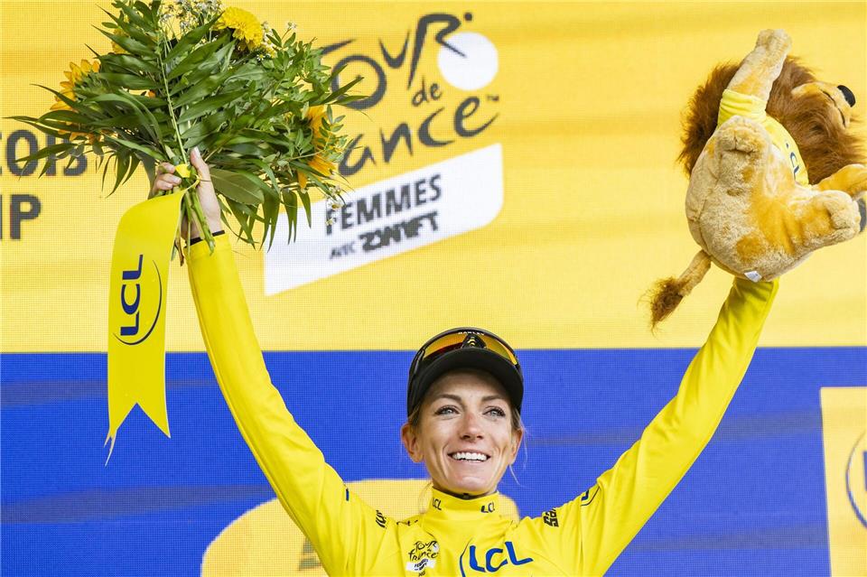 Pauline Ferrand-Prévot hatte im August die Tour de France der Frauen gewonnen. (Archivbild)Jean-Christophe Bott/KEYSTONE/dpa