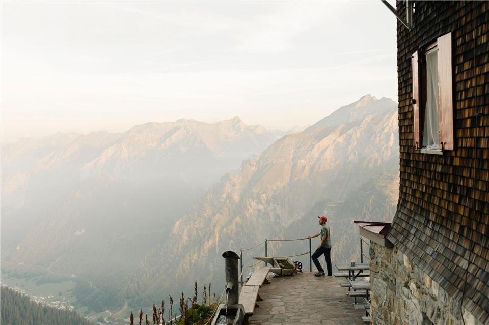 Pause auf 2.089 Metern: Etappenziel Kaltenberghütte.Arlberg Marketing GmbH/dpa-tmn