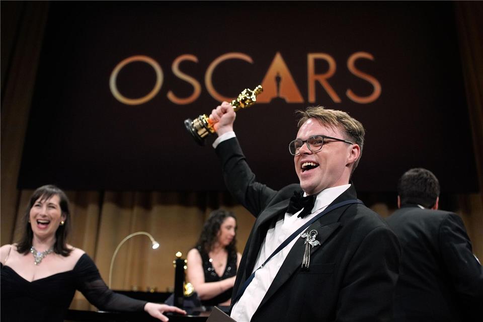 Pawel Talankin, Gewinner des Oscars für den Dokumentarfilm für „Mr. Nobody against Putin“ (Deutsch: „Ein Nobody gegen Putin“) wird in seiner Heimat angefeindet. (Archivbild)John Locher/Invision/AP/dpa