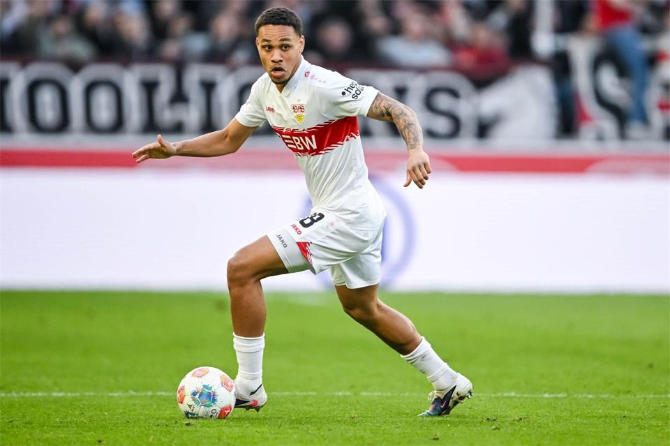 Pechvogel: VfB-Spieler Nikolas Nartey. (Archivbild)Harry Langer/dpa