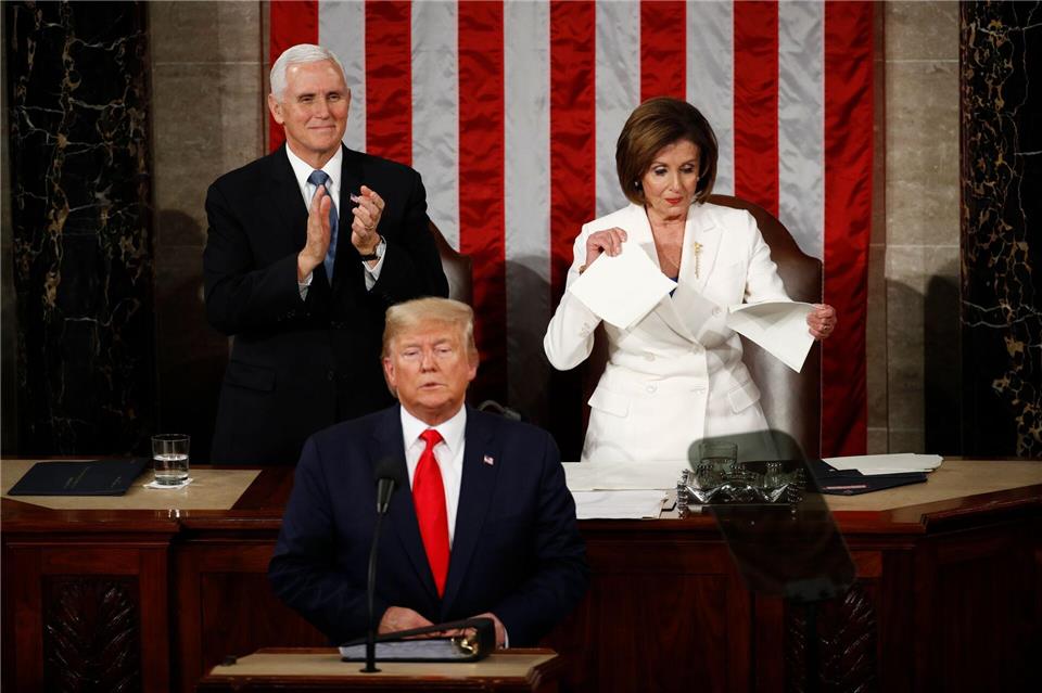 Pelosi machte immer wieder mit ihrer Kritik an Trump Schlagzeilen.  (Archivbild)Patrick Semansky/AP/dpa