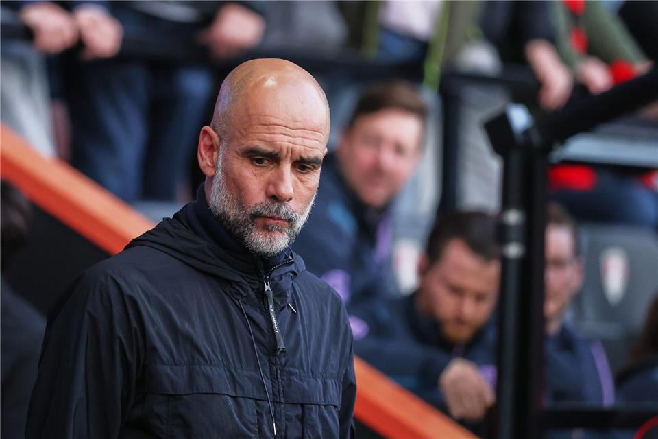 Pep Guardiola will Man City laut Medienberichten nach dieser Saison verlassen.Ian Walton/AP/dpa