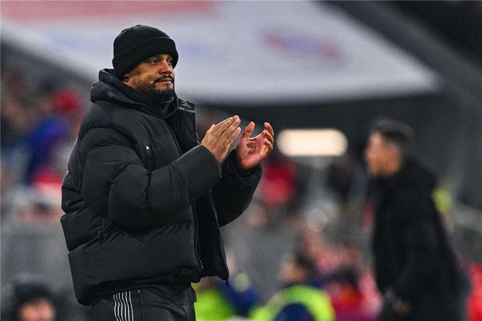 Perfekter Start ins neue Jahr für Trainer Vincent Kompany.Tom Weller/dpa