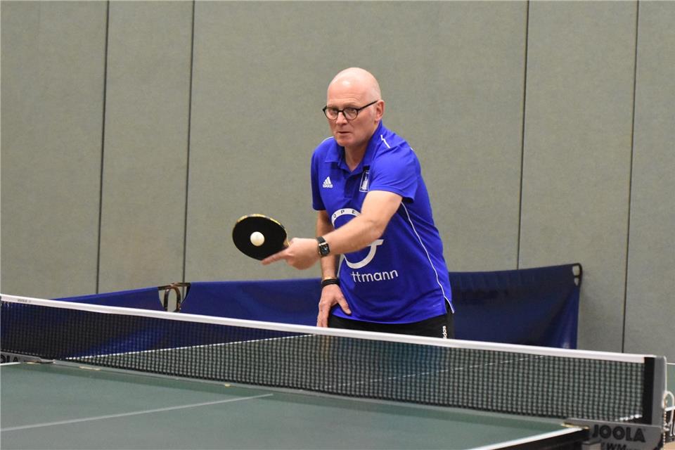 Peter Gahlmann, der am Samstag seinen 60. Geburtstag feierte, holte am Abend zuvor zwei Einzelpunkte für die Gemener Westfalia, konnte die Niederlage in Beckhausen aber nicht verhindern.