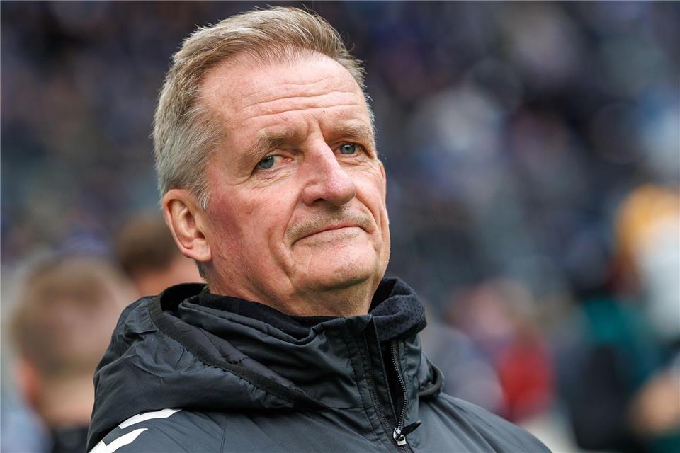 Petrik Sander hat den Abwärtstrend des 1. FC Magdeburg vorerst gestoppt. (Archivfoto)Andreas Gora/dpa