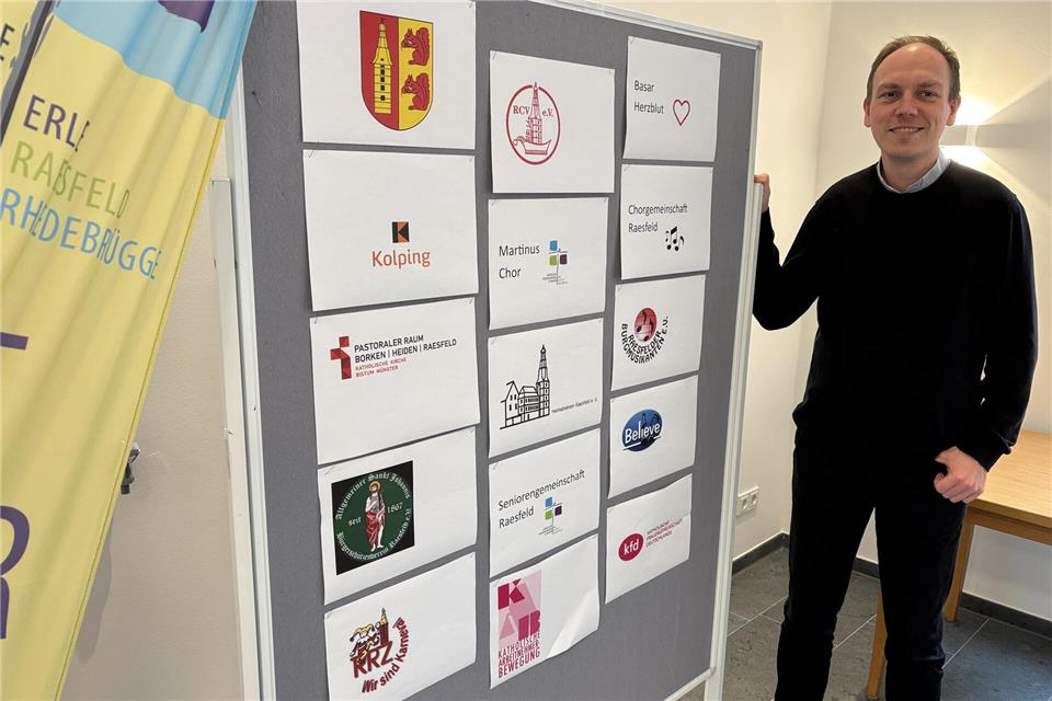 Pfarrer Fabian Tilling lobt das ehrenamtliche Engagement in seiner Raesfelder Kirchengemeinde.