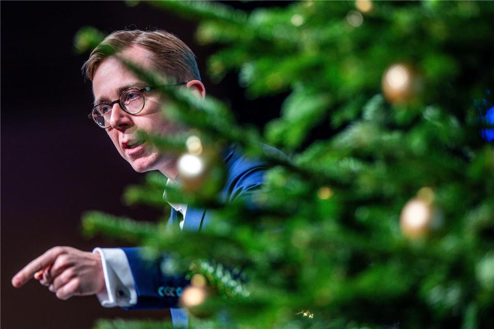 Nordost-CDU startet Winterwahlkampf - „Ampel ist Geschichte“ Philipp Amthor stimmt die Nordost-CDU auf Winterwahlkampf ein.Jens Büttner/dpa